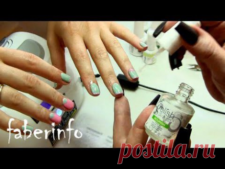 Пошаговое нанесение гель-лака Gelish / Снятие гелевого покрытия дома