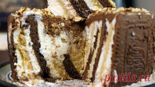 ВКУСНЕЙШИЙ СЛИВОЧНЫЙ ТОРТ! Без Выпечки 🎂 10 минут Готовим и Час Томительного Ожидания | С Дедом За Обедом! | Яндекс Дзен
