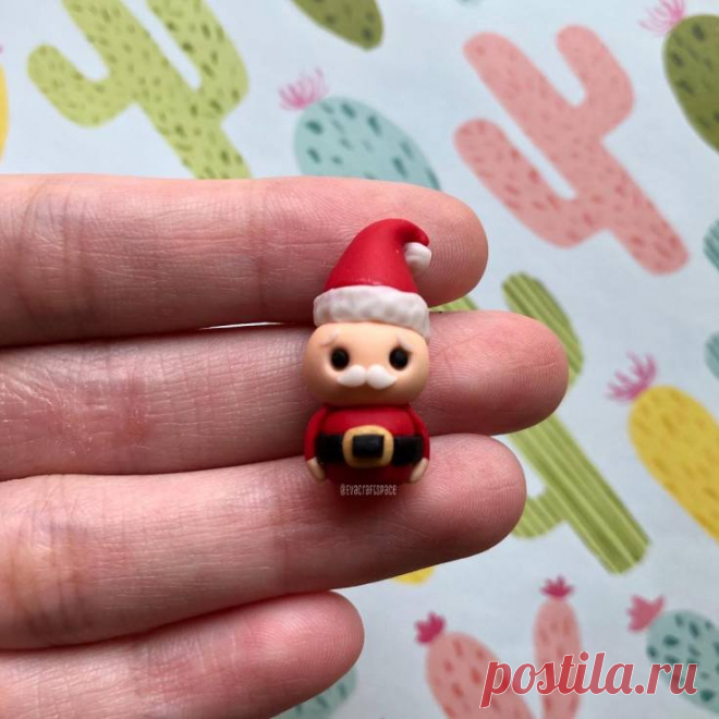 Дед Мороз из полимерной глины | 22 фото | Santa polymer clay