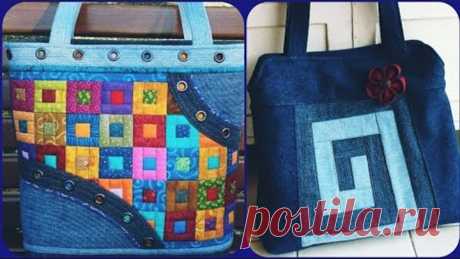 Most beautiful new stylish Jeans handbags latest Handmade Stylish Collection