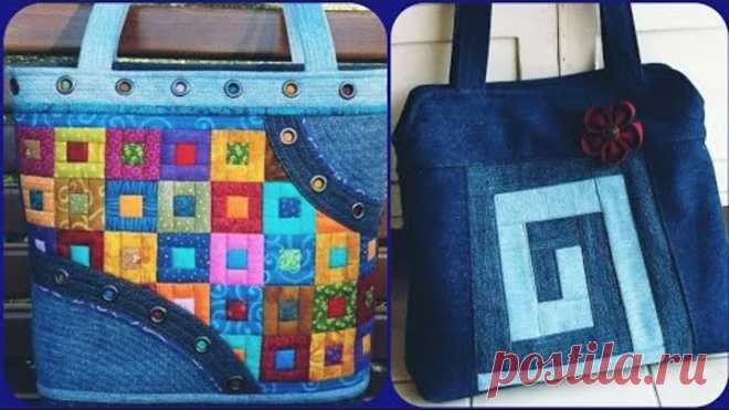 Most beautiful new stylish Jeans handbags latest Handmade Stylish Collection