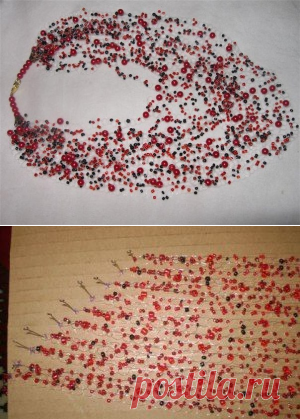 Колье из бисера мастер класс. Красивое колье из бисера. | Лаборатория домашнего хозяйства