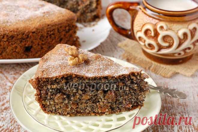 Пирог «Мазурка»  Пирог с маком, изюмом и орехами 
Предлагаю приготовить пирог с очень богатым и насыщенным вкусом. В этом пироге соединились ароматы мака, орехов и изюма. Большим плюсом такого пирога является то, что вы потратите на его приготовление не больше 20 минут. Остальную работу выполнит духовка. А через 40 минут вы получите большой, ароматный и вкусный пирог — мечту любого сладкоежки.  
Кстати, чем больше хранится этот пирог, тем вкуснее становится. Вы смело может...
