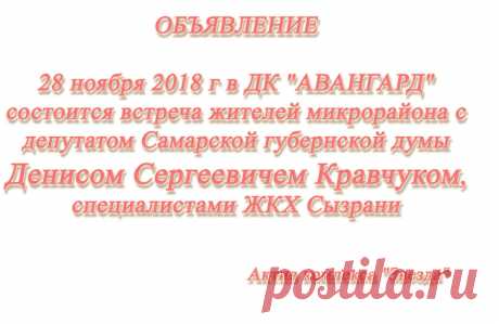 Встреча с депутатом — Городок