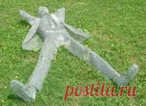 Скульптуры из скрепок для бумаги