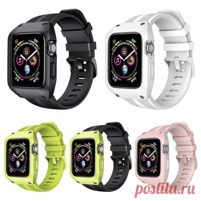 Bakeey 38/40/42/44mm Sports Soft Liquid Silicone Watch Band Strap Replacement + - US$21.49