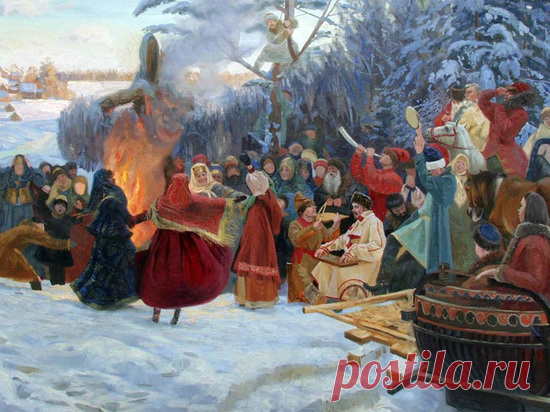 Как псковичи на Масленицу старых дев жгли: жутковатые традиции наших предков - МК Псков