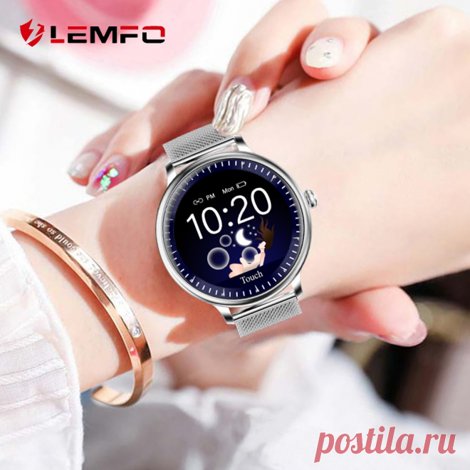980.16грн. 30% СКИДКА|Женские Смарт часы LEMFO NY12, физиологический монитор сердечного ритма и кровяного давления IP67, водонепроницаемые, 2.5D, ЖК экран, умные часы|Смарт-часы|   | АлиЭкспресс Покупай умнее, живи веселее! Aliexpress.com