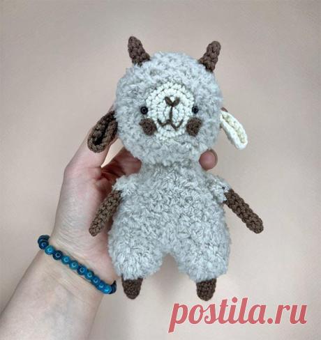 Козлик Лонли крючком. Амигуруми схемы и описания. Автор: Юлия Фокина | IRINELY.ART
