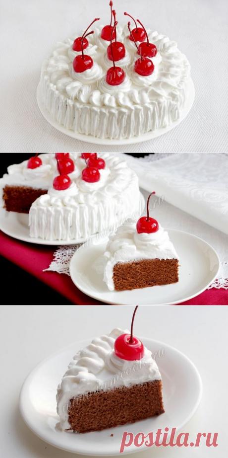 Шоколадный бисквит по-японски, рецепт с фото.