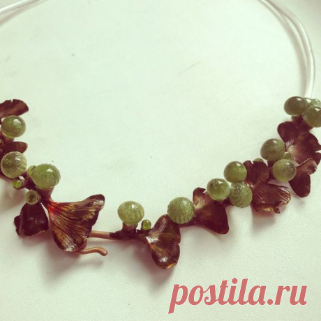 Купить Колье - серебряный, украшения ручной работы, украшение на шею, уникальное украшение, подарок