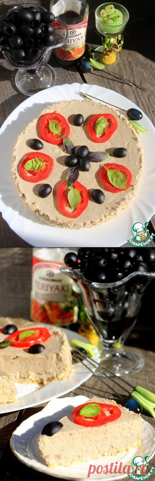 Печеночный чизкейк с орехами – кулинарный рецепт