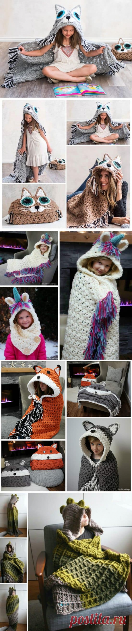 Crochet Hooded Blanket Pattern Pinterest Top Pins