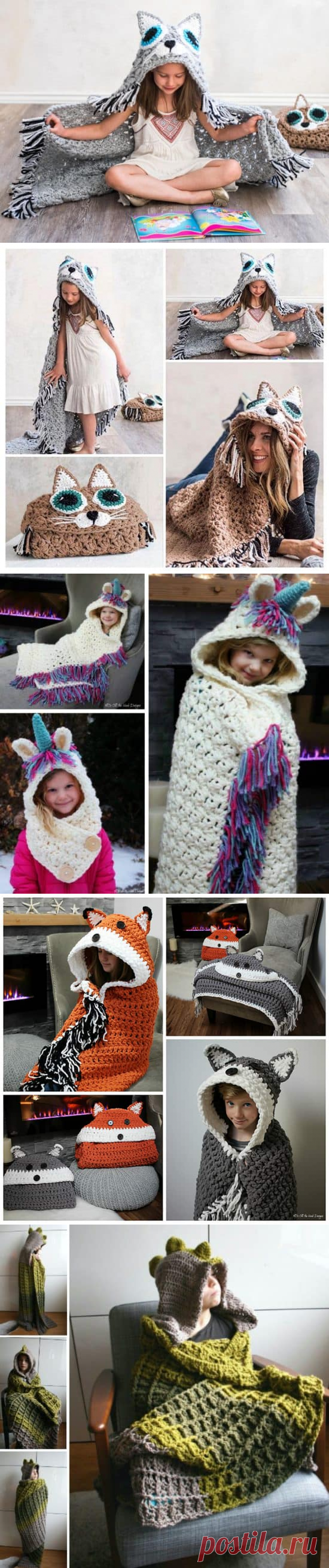 Crochet Hooded Blanket Pattern Pinterest Top Pins