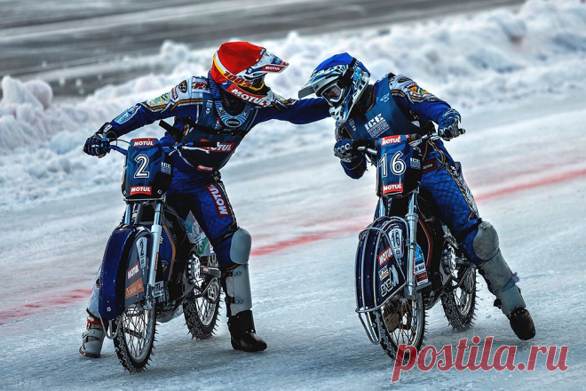 Ice speedway gladiators 2015 / Спидвей / БайкПост