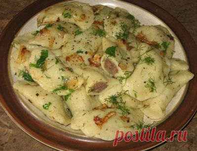 Вареники с печёнкой