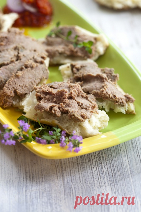Паштет из говяжьей печени