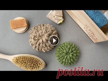 Мочалка Попкорн Мастер-класс по изготовлению Мочалки крючком. По этому МК вы сможете связать не только мочалку, но и подушку, и другие изделия. Продолжите вязание: в ...