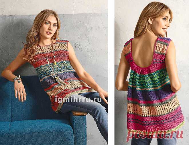 Вязание крючком (летние кофточки) | Записи в рубрике Вязание крючком (летние кофточки) | Дневник Надя_Ф
