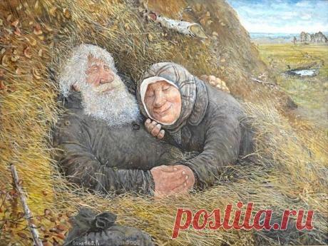 Муж да жена-одна душа

Пришел сын к отцу:
- Развожусь. Надоело! Права мать – жена у меня ленивая. Сколько 
можно самому выгребать?
- Прости меня, сын, - сказал в ответ отец.
- За что?
- За то, что я не всегда был добр с твоей матерью. Это моя вина, что в тебе есть темный уголок с мыслью о разводе…
- Не разводиться?
- Не разводись… Даже не думай никогда об этом.
- Терпеть до конца дней?
- Не надо терпеть… Ты не ее терпишь, а свое плохое отношение к ней. Изменишься сам – изм...