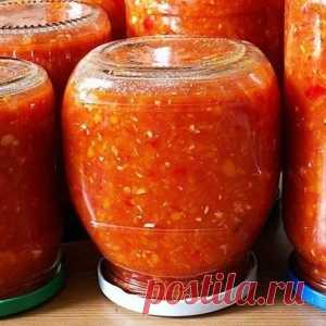 Острая аджика из кабачков