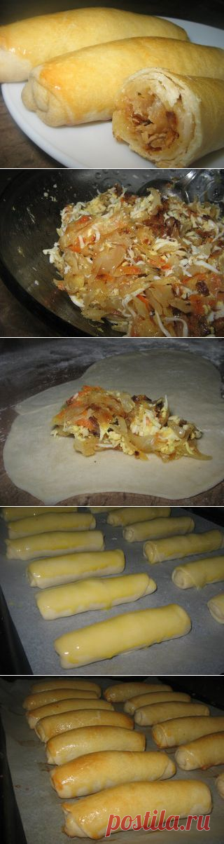 СУПЕРпирожки с капустой "Сигары" - Нет слов, как ВКУСНО - Простые рецепты Овкусе.ру