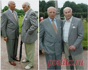 Старейшины среди действующих и ныне живущих актеров -— 101-летний Владимир Зельдин и 94-летний Владимир Этуш . Красавцы !!!ЗВЁЗДНАЯ ДОРОЖКА...