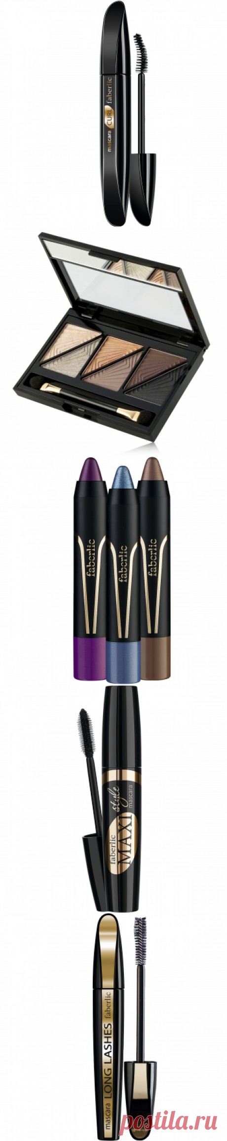 Подкручивающая тушь для ресниц Волнующий изгиб / Curling mascara Exciting curve тон черный