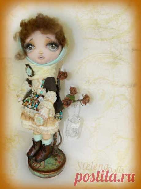 Мой Мааа...ленький блог Stelena Dolls: МК..или подставка для куклы своими руками