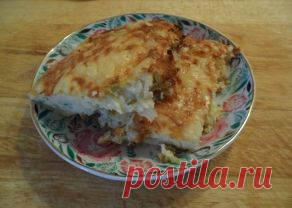 Ленивый капустный пирог