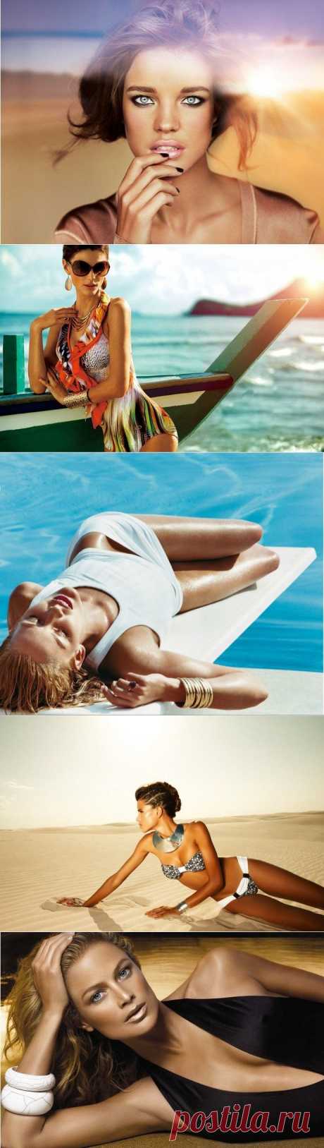 Как правильно загорать / Все для женщины