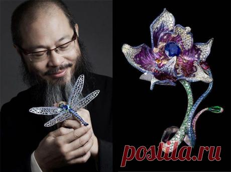 Шедевры китайского волшебника Уоллеса Чана Уоллес Чан – единственный в мире ювелир, чьи работы невозможно подделать. Мерцающие бабочки, извивающиеся драконы, рыбы и стрекозы, словно застывшие в драгоценных «доспехах»… На его счету несколько но...