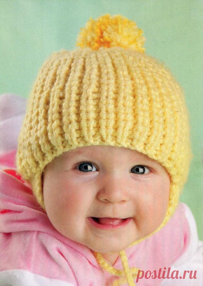 Чепчик для новорожденного спицами - схемы и советы вязания чепчика своими руками