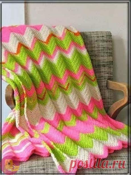 Яркие пледы из остатков пряжи и не только из остатков — Сделай сам, идеи для творчества - DIY Ideas