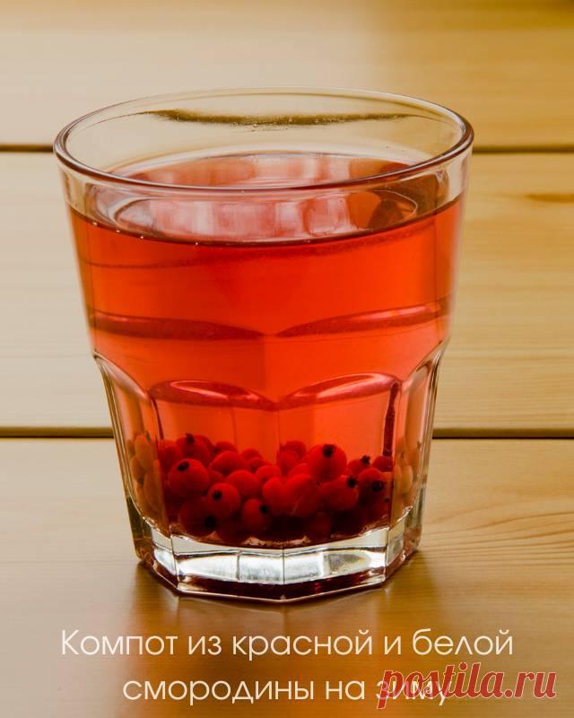 Компот из красной и белой смородины на зиму — Домашние заботы