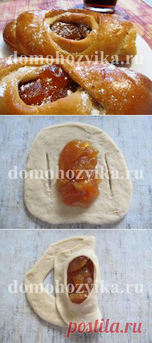 Булочки с повидлом в хлебопечке-рецепт приготовления с фото
