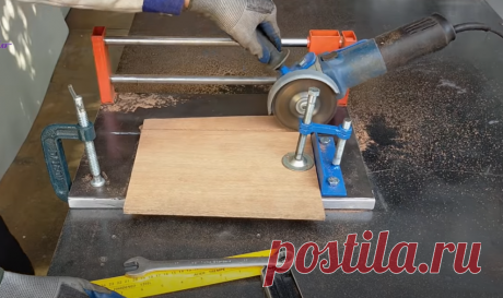 Приспособление для болгарки превращающая её в циркулярную пилу своими руками Доброго времени суток дорогие друзья самоделкины. Сегодня в данной статье рассмотрим, как сделать полезный инструмент, а точнее полезного помощника для инструмента. А именно подробно рассмотрим, как сделать насадку, на болгарку, превращающую её в циркулярную пилу. Наверняка у каждого мастера есть