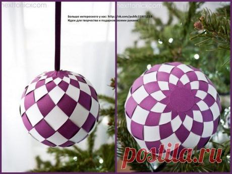 Шарики из бумаги.