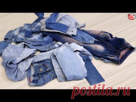 Old Jeans Reuse ! 20 Old Clothes Best Out of Waste | Ladies Special