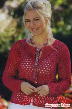 Жакетик. - ВЯЗАНАЯ МОДА+ ДЛЯ НЕМОДЕЛЬНЫХ ДАМ - Страна Мам