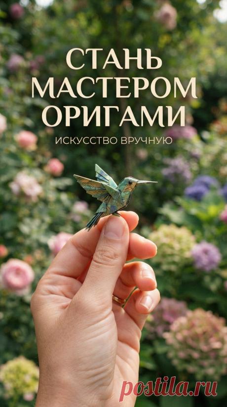 Оригами для начинающих: полный курс по складыванию бумаги	Освойте искусство оригами с нуля. Курс охватывает базовые техники складывания, чтение схем и создание простых фигур. Изучите классические модели и современные подходы к бумажной пластике. Создавайте красивые поделки из бумаги своими руками. Развивайте мелкую моторику и творческое мышление с оригами.