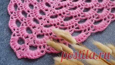 В этой шали вы не останетесь незамеченной! Мастер-класс! | Natali_crochet | Яндекс Дзен