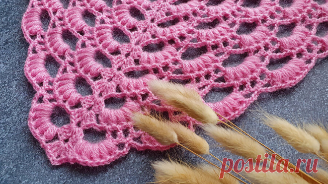 В этой шали вы не останетесь незамеченной! Мастер-класс! | Natali_crochet | Яндекс Дзен