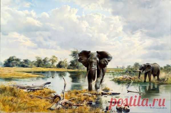 Английский художник-анималист Donald Grant (47 работ) » Страница 2 » Картины, художники, фотографы на Nevsepic