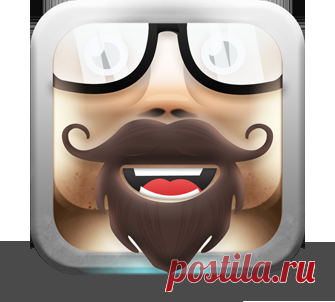 Beard & mustache icon on Behance