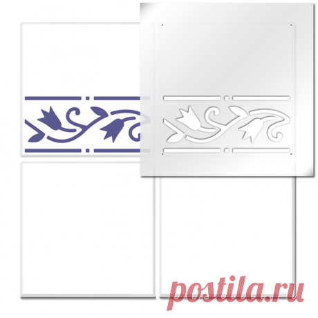 Standish Tile Border Stencil Plantillas para pisos, paredes y patios Plantillas de revestimiento de azulejos Para azulejos de baño, cocina y jardín 11074 - Etsy Chile