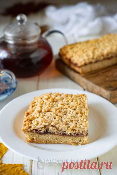 Пирог «Каракум» с вареньем