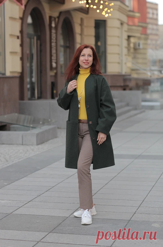 Пальто оверсайз / prettylena / 23.01.2021 / Фотофорум на BurdaStyle.ru. Burda 9/2020. Выкройка: 116 B.