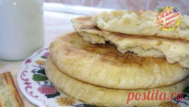 Лепешки «Без мороки» на сухой сковороде, идеально вместо хлеба - Простые рецепты Овкусе.ру