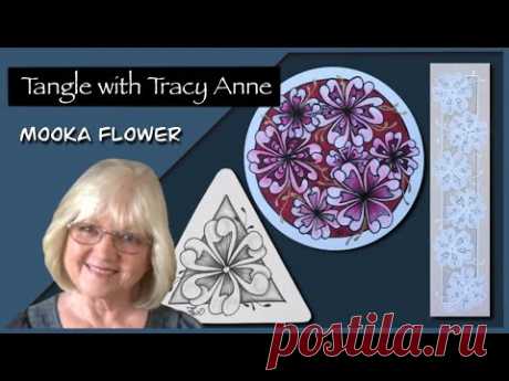 Tangle with Tracy Anne - MOOKA FLOWER